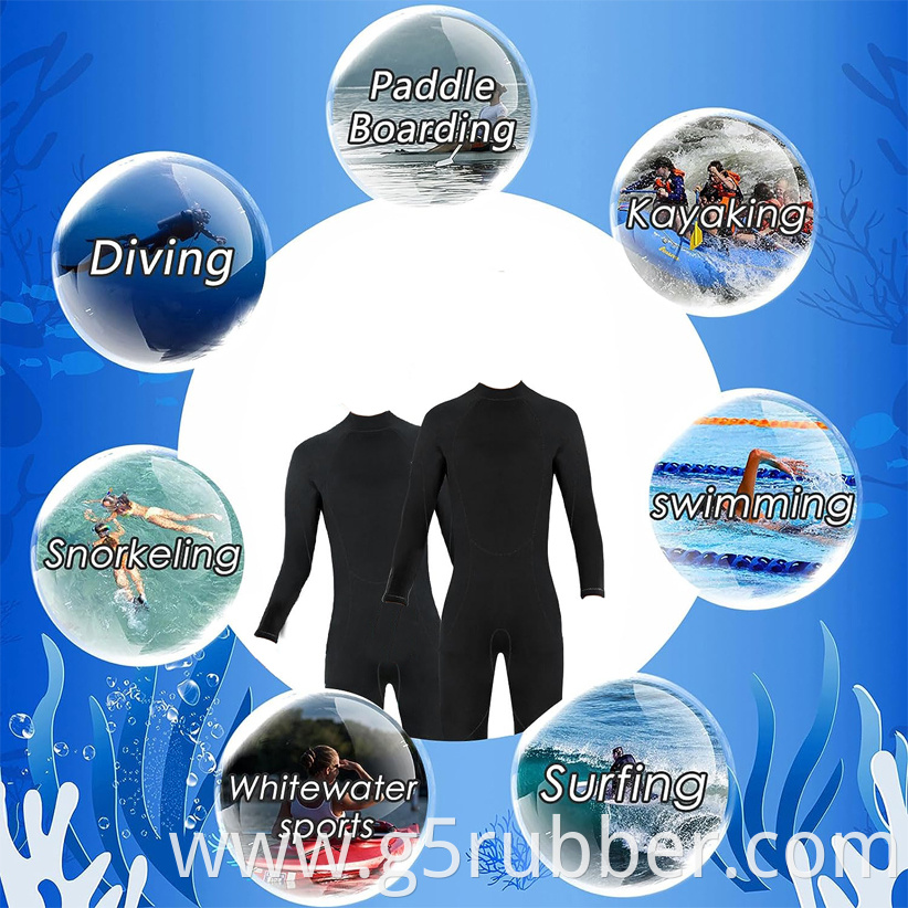 Youth Wetsuit 3mm Neoprene Swimming Suit Long Sleeve Diving Suit